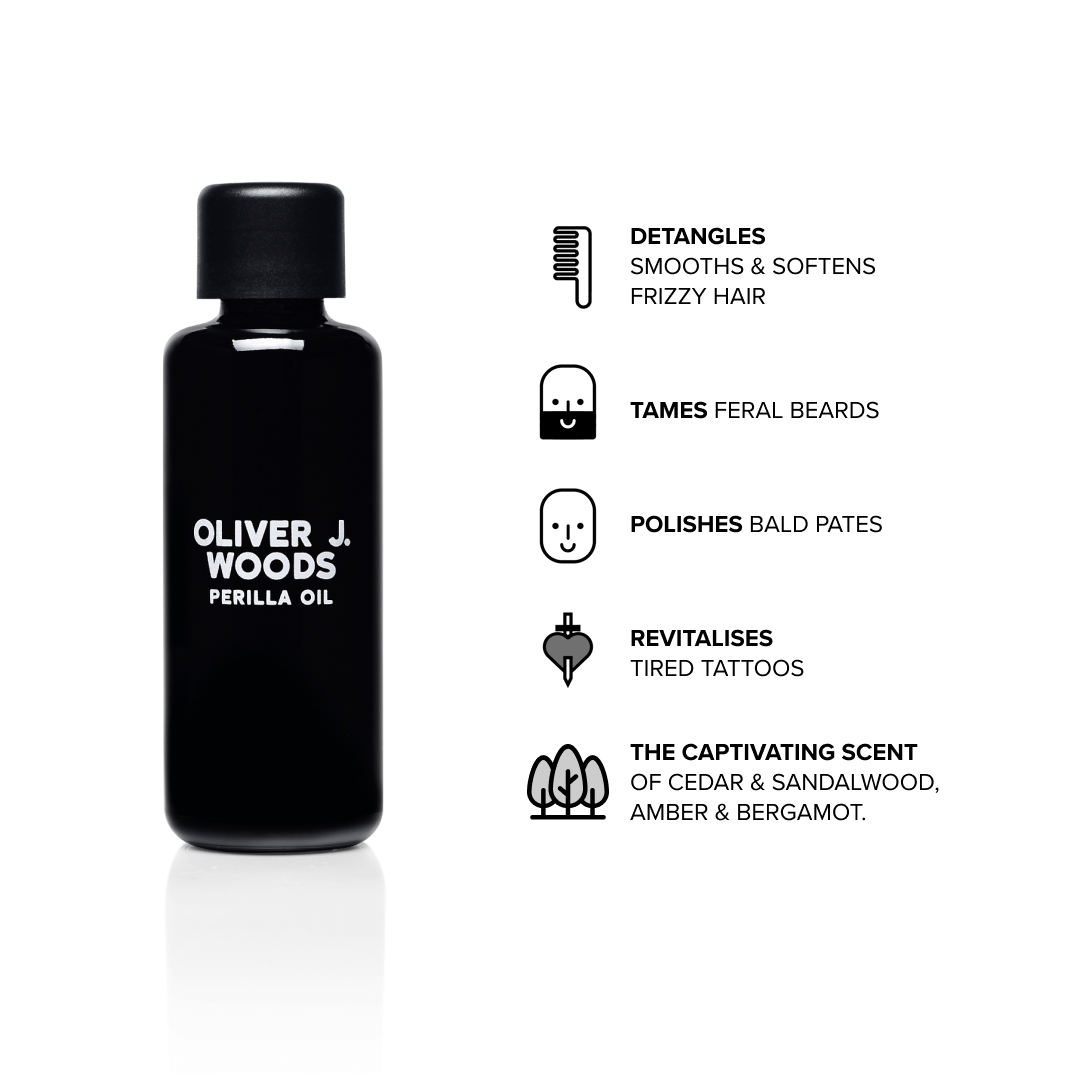 Perilla Oil - Hair, Beard and Scalp & Skin Oil by Oliver J. Woods