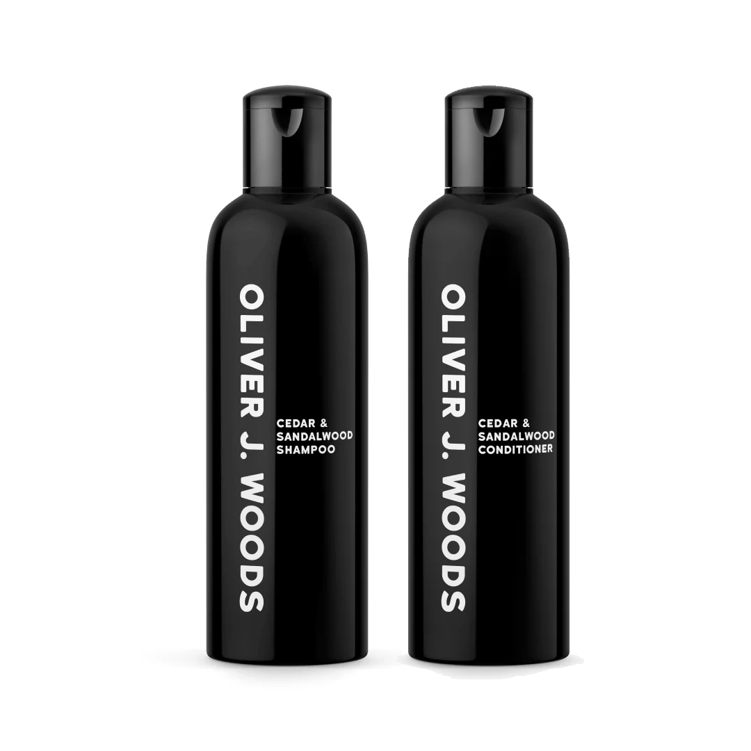 Cedar & Sandalwood Shampoo & Conditioner For Men – Oliver J. Woods