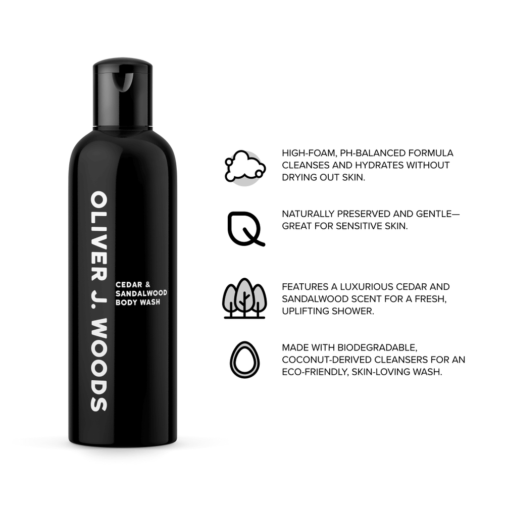 
                  
                    Cedar & Sandalwood Body Wash
                  
                