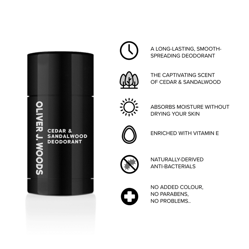 
                  
                    Cedar & Sandalwood Deodorant
                  
                
